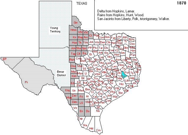San Jacinto County Boundary Map